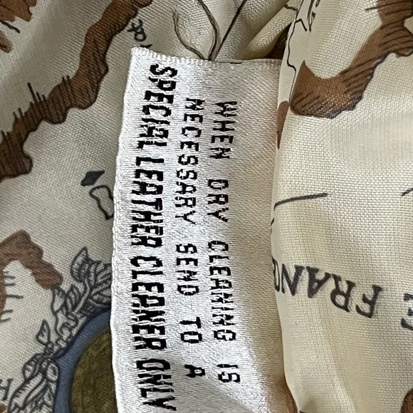 VTG Vintage Global Identity G-III Leather Fashions Brown Bomber Jacket Size L - Picture 4 of 15